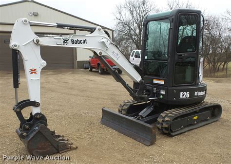 2013 bobcat e26 mini excavator|bobcat e26 excavator for sale.